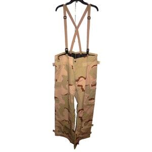 Military Chemical Protective NFR Overgarment Pants Large Regular Desert Camo